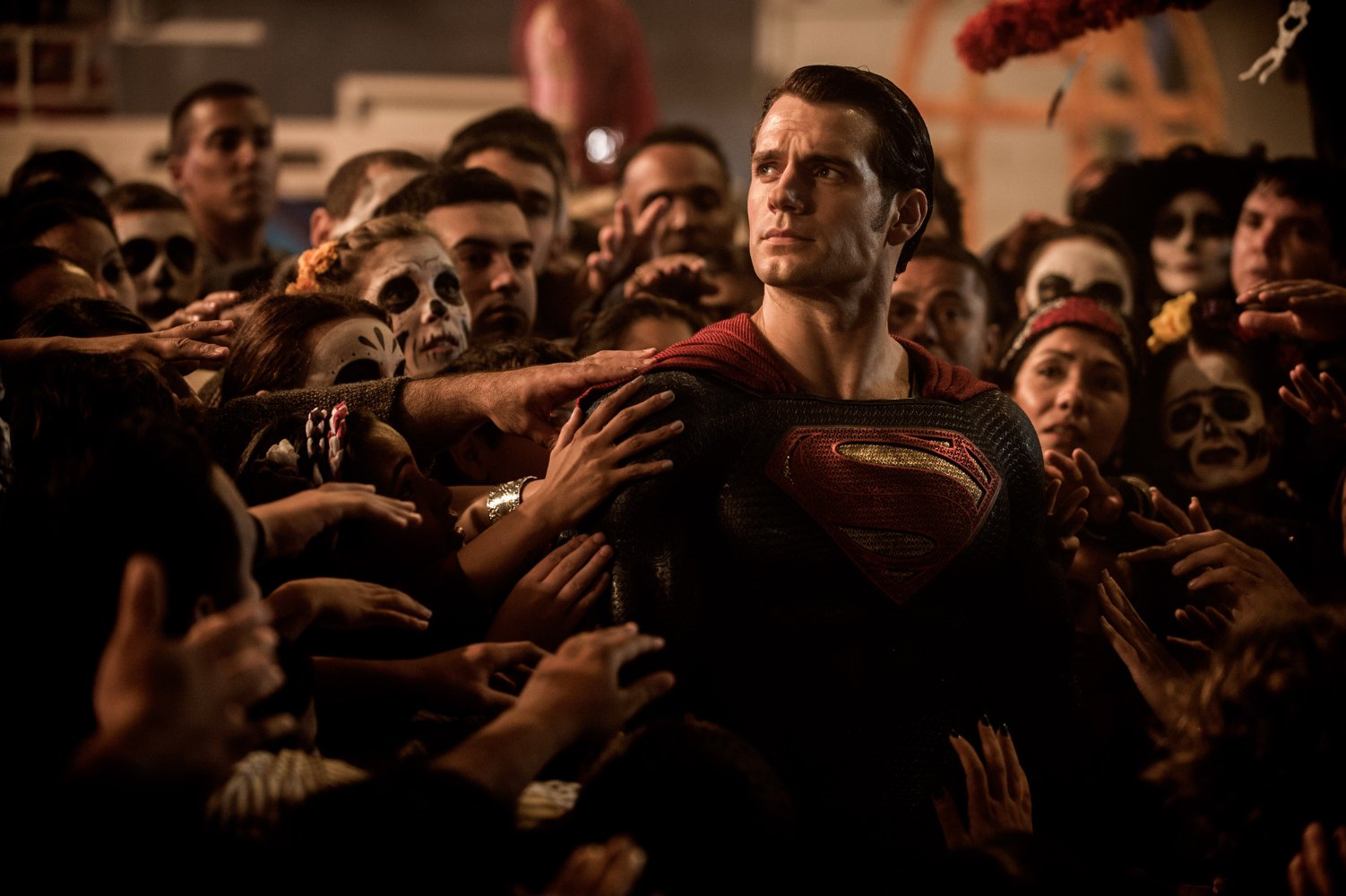 Superman amidst the crowd