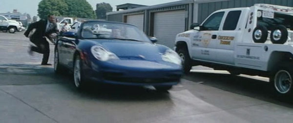 Ryan taking off in the �WL SU U2� lawyers car